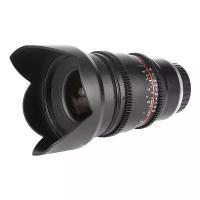 Объектив Samyang 16mm T2.2 ED AS UMC CS VDSLR Nikon F, черный