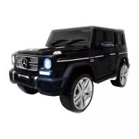 RiverToys Автомобиль Mercedes-Benz G65 AMG, черный глянец