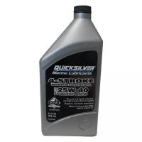 Полусинтетическое моторное масло Quicksilver 4-Stroke Synthetic Blend Marine 25W-40, 1 л