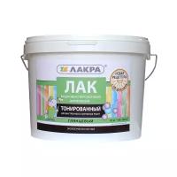 Лак Лакра Воднодисперсионный акриловый тонированный (10 кг)