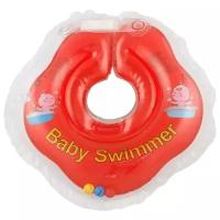 Круг на шею Baby Swimmer 0m+ (3-12 кг) с погремушкой