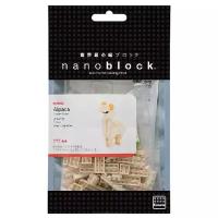 Конструктор Nanoblock Miniature NBC-079 Альпака Бежевая