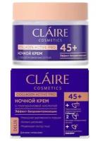 Крем для лица ночной Claire cosmetics Collagen Active Pro 45+, 50мл