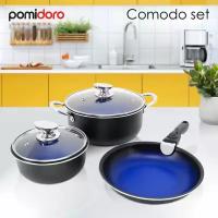 Набор посуды для приготовления со съемной ручкой Pomi d'Oro P640557 Comodo set