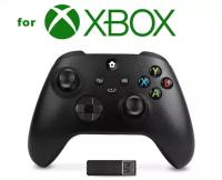 Игровой беспроводной контроллер ( геймпад ) с адаптером, Xbox Series X / S / One/ PC, 2.4G, Wireless Controller, черный