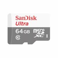 SanDisk Ultra microSDHC 64GB Class 10 UHS-I карта памяти sdxc