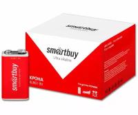 Батарейка алкалиновая Krona 9V 6LR61 SmartBuy, 12 шт