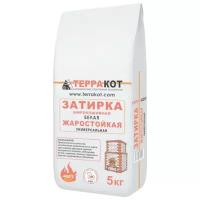 Затирка белая Терракот жаростойкая, 5 кг