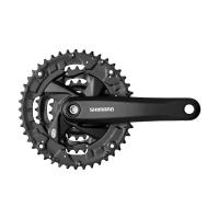 Система 3-44 Shimano ALTUS AFCM371E422CL, 9ск., 44/32/22 шатуны 175мм с защ. черный, 2-8147