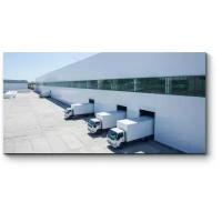 Модульная картина Picsis Промышленное здание со складом (40x20)