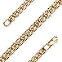 Золотой браслет плетение Бисмарк Колибри 19-07501-1-375, Золото 375°, размер 18