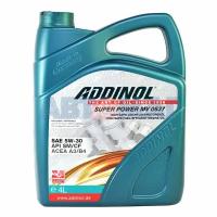 Масло моторное ADDINOL Super Power MV 0537 5w30 4л синтетическое