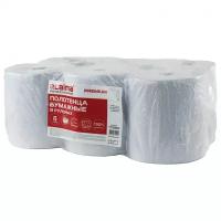 Полотенца бумажные рулонные 150 м Laima (H1) Premium 2-слойные белые к-т 6 рул 112504 (1)
