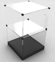 Витрина стеклянная кубики 400*400*900мм