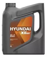 Трансмиссионное масло Hyundai XTeer Gear Oil-5 80w90 GL-5 4л минеральн