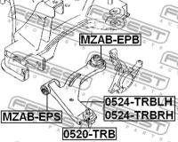 Рычаг передний левый, 0524TRBLH FEBEST 0524-TRBLH