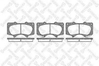Колодки тормозные дисковые передние для Тойота Ленд Крузер Прадо 120 2002-2009 год выпуска (Toyota Land Cruiser Prado 120) STELLOX 999 000-SX