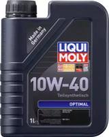 Масло моторное LIQUI MOLY SAE 10W40 Optimal 1 л 3929 полусинтетическое, бут