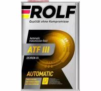 Масло трансмиссионное ROLF ATF III (4л)