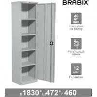 Шкаф металлический офисный Brabix MK 18/47/46-01 1830х472х460 мм 291139 (1)