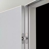 Скрытая дверь с алюминиевой кромкой Portafino Design, 800х2000 мм, алюминиевый короб