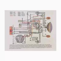 Схема электрооборудования на мотороллер Муравей