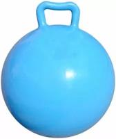 Мяч гимнастический с ручкой Action Club GB03, 55 см, синий, с насосом