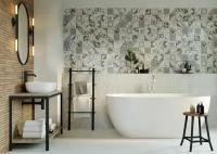 Керамическая плитка Gracia Ceramica Supreme mosaic wall серая 60x25 см