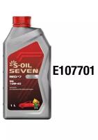 Моторное масло S-OIL Seven RED #7 10W-40 синтетическое 1 л