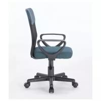 Кресло офисное компактное Brabix Jet MG-315 сетка/ткань синее 531842 (1)