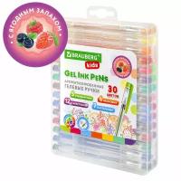 Ручки гелевые аромат. 30 цветов FRUITS 0,5 мм BRAUBERG KIDS 143823 (1)