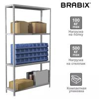 Стеллаж металлический Brabix MS KD-185/30-4 (S240BR143402) (1)