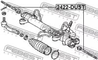 Тяга рулевая RENAULT DUSTER 10- лев/прав.(без наконечника) FEBEST 2422DUST