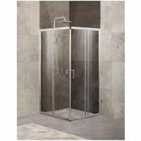 Душевой уголок BelBagno UNIQUE-A-2-85/100-C-Cr хром, стекло прозрачное 5 мм (850/1000х1900х850/1000)