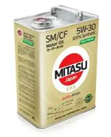 MITASU MJM114 MITASU 5W30 4L масо моторное MOLY-TRiMER SM  API SM/CF ILSAC GF-4 100% Synthetic