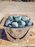 Хакасия Жадеит шлифованный камни для бани и сауны (размер 7-16 см) упаковка 5 кг