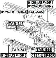 рычаг подвески FEBEST 0125USF40R4