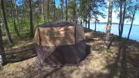 Комфортный шатер-беседка 360*360*215 см шестиугольный для отдыха в походе, в кемпинге, на природе или даче. Nature camping 1936