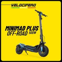 Электросамокат MINIMAD PLUS 500 W Off-Road, голубой, внедорожная резина, литий ионная батарея