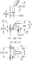 Grohe Eurosmart 3330220A