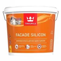 Tikkurila Facade Silicon / Тиккурила Фасад Силикон акриловая краска для фасадов и цоколей 2,7л База С