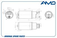 Электробензонасос Amd AMD.FP127