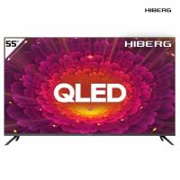 Телевизор HIBERG QLED 55Y Smart TV со встроенным голосовым управлением