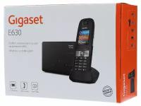 Беспроводной телефон аналоговый черный GigasetE630 sw