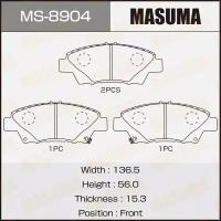 Колодки тормозные дисковые Masuma MS-8904