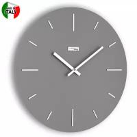 Итальянские настенные часы. Бренд Incantesimo Design. Модель Omnia. Цвет: серый