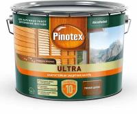 Влагостойкая лазурь Pinotex Ultra Тиковое дерево 9 л (новый)