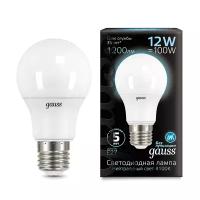 Лампа Gauss A60 12W 1200lm 4100K E27 LED