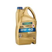 Моторное масло Ravenol Super Synthetik Oel SSL 0W-40 синтетическое 4 л