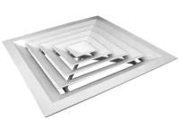 Решетка (Диффузор)Алюминиевый потолочный (Армстронг) 600х600 (Белая)